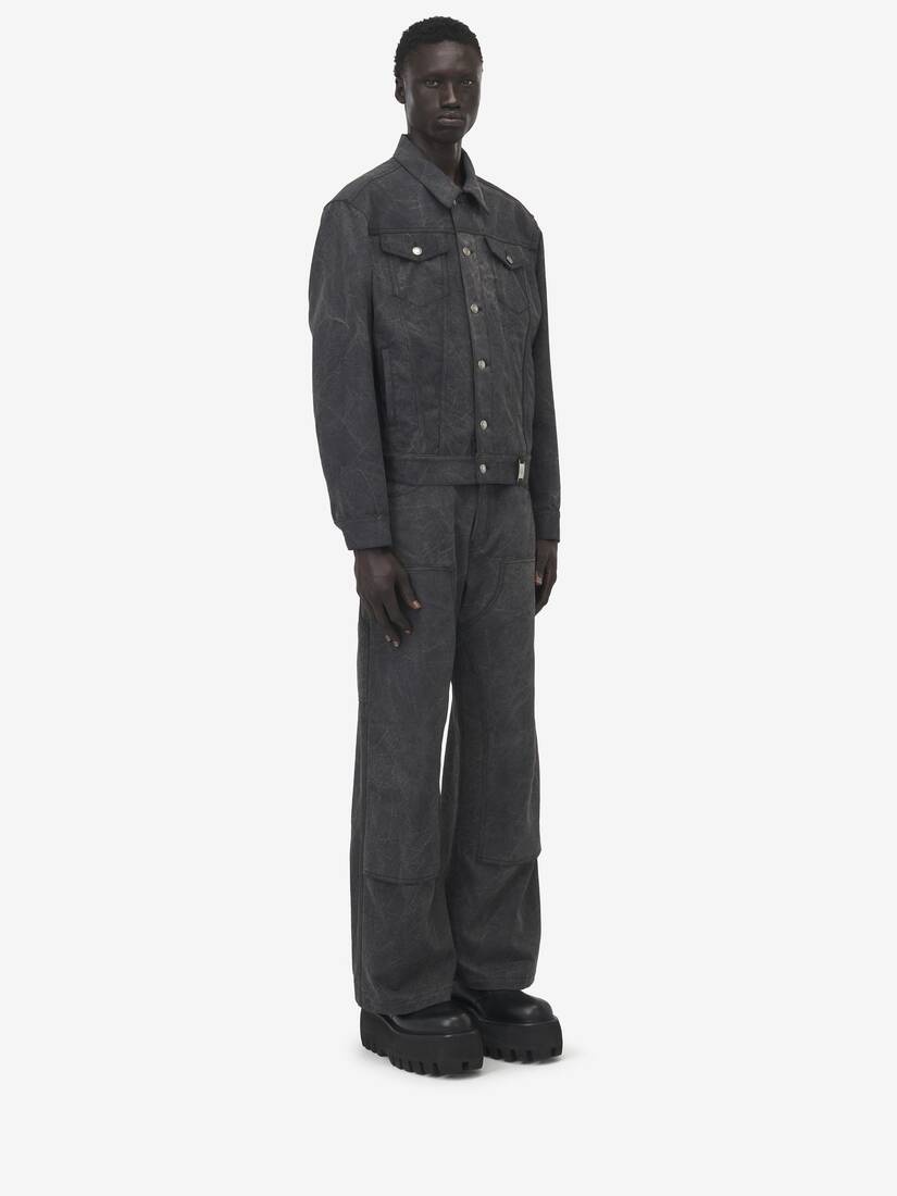 Denim Trucker Jacket - 4