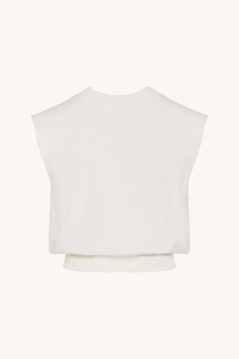The Row Flavia Top in Wool and Silk outlook