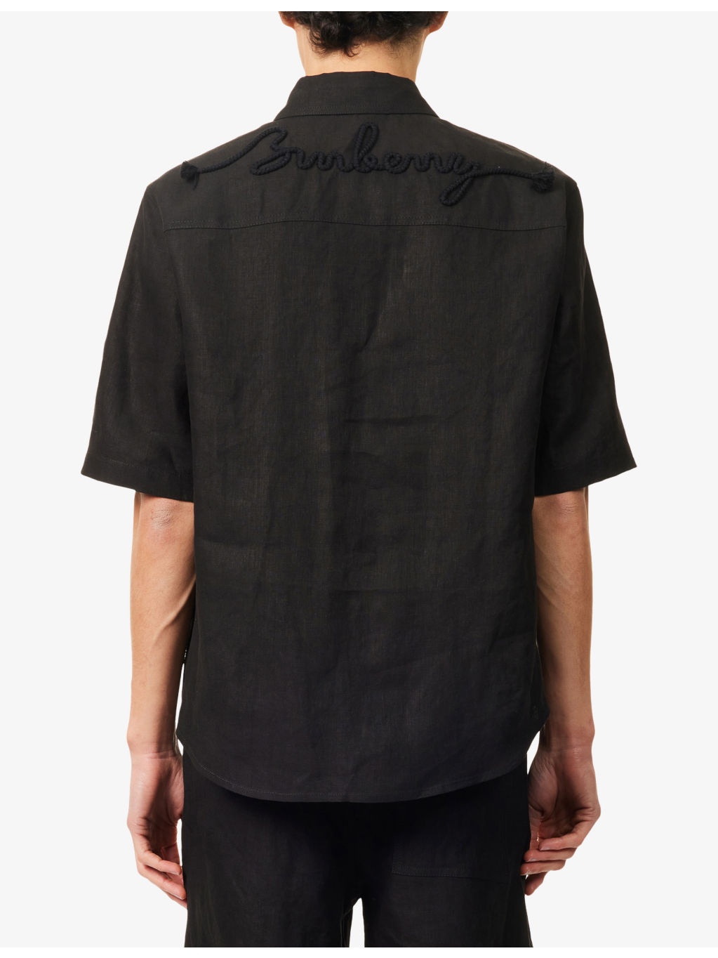 Regular-Fit Short-Sleeve Linen Shirt - 4
