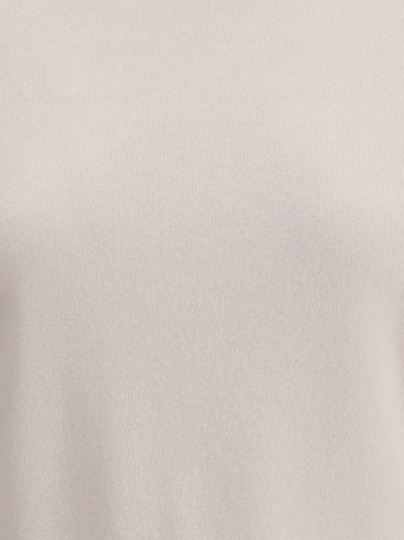 extreme cashmere puff-sleeve boat-neck knitwear outlook