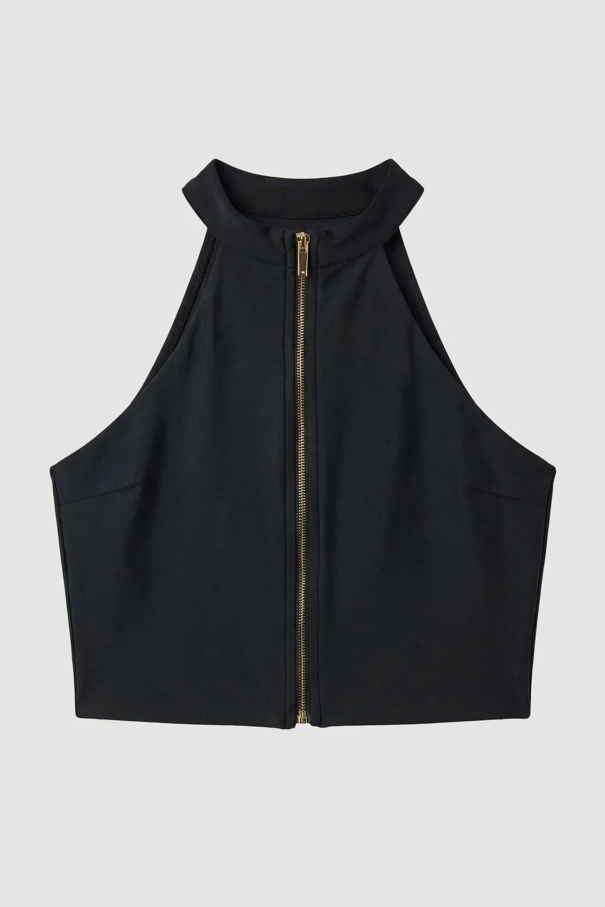 Zip Up Racer Bikini Top - 1