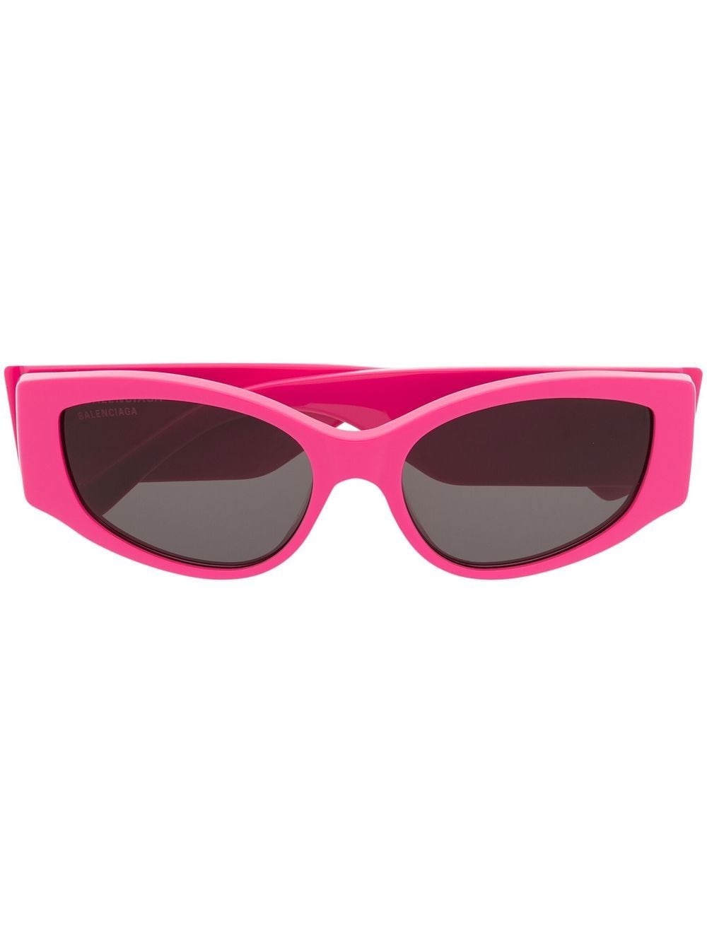 logo-print cat-eye sunglasses - 1