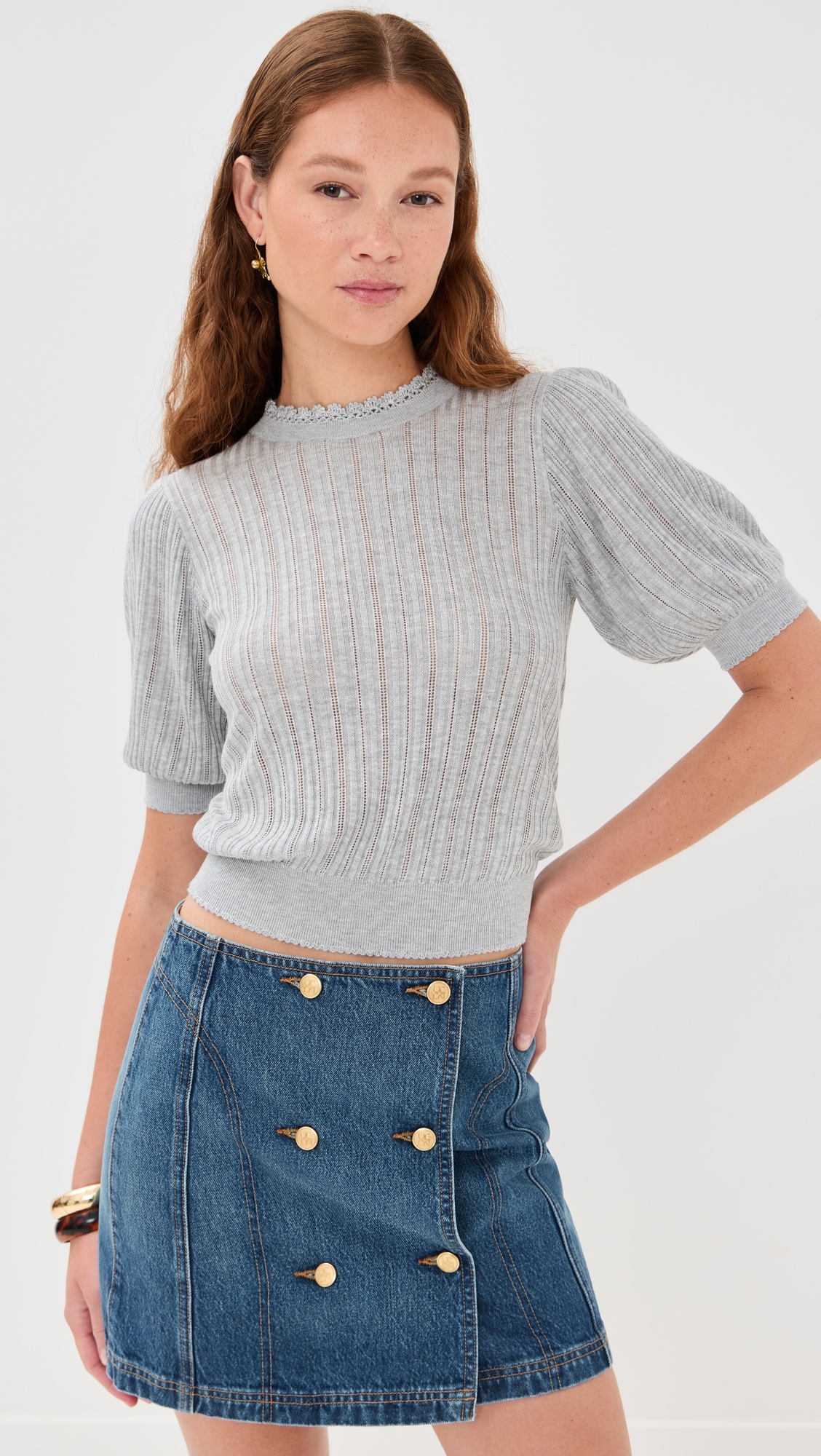 Gemma Short Sleeve Knit Top - 6