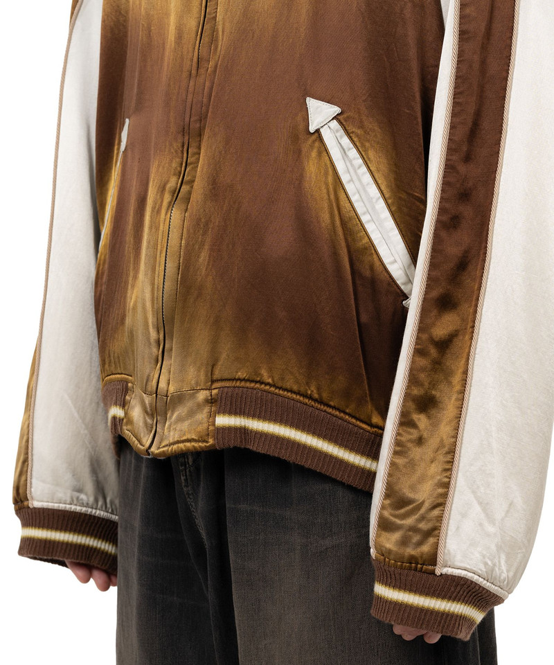 Reversible Hoodie Layered Souvenir Jacket 19