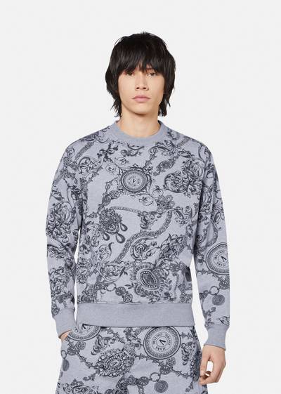 VERSACE JEANS COUTURE Regalia Baroque Print Sweatshirt outlook