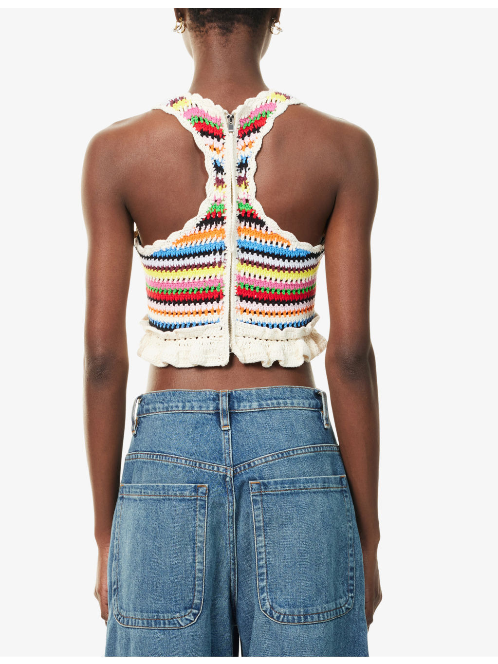 Crochet Sleeveless Cotton Top - 4