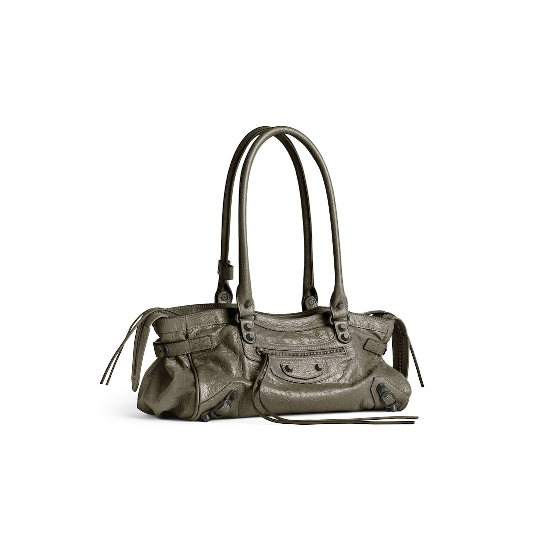 Women's Le City Bag East-west in Army Green - 2
