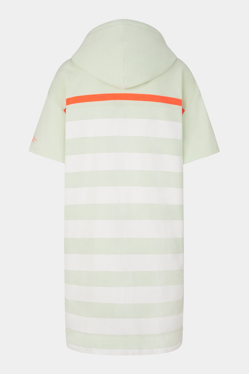 BOGNER Yalda Sweatshirt dress in Light green/White outlook
