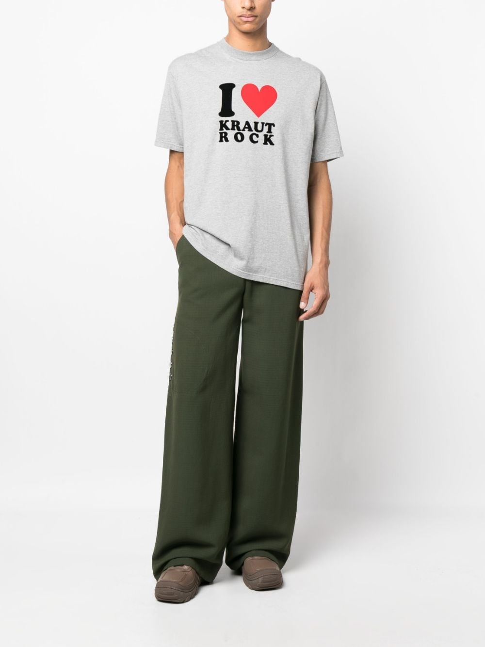 UNDERCOVER slogan-print cotton T-shirt | REVERSIBLE