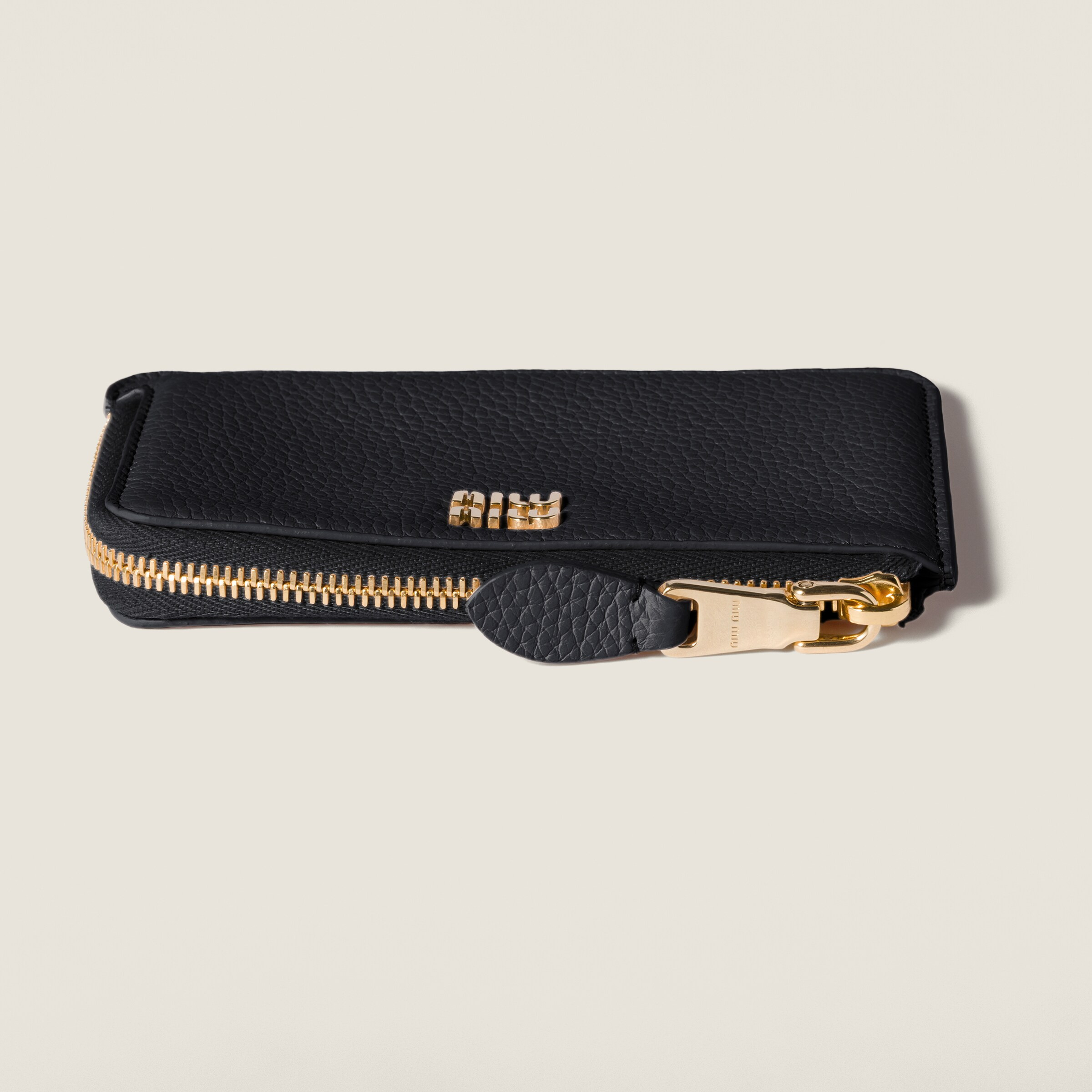 Leather pouch card holder - 4