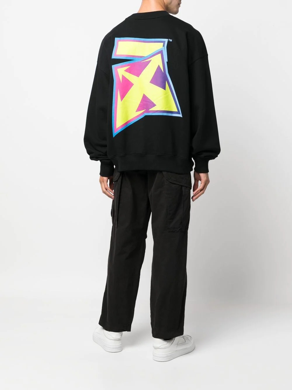 Arrows print crew neck sweatshirt - 2