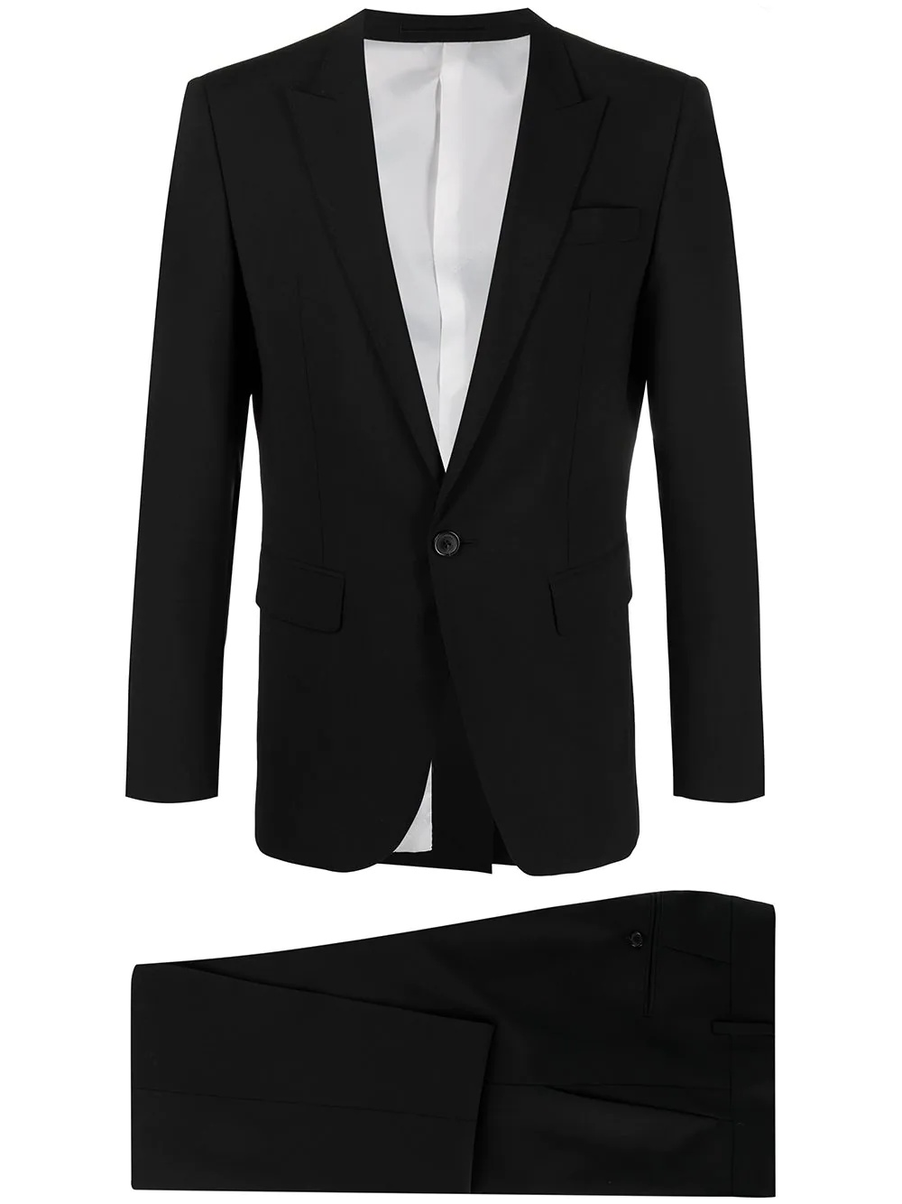 single-breasted two-piece suit - 1