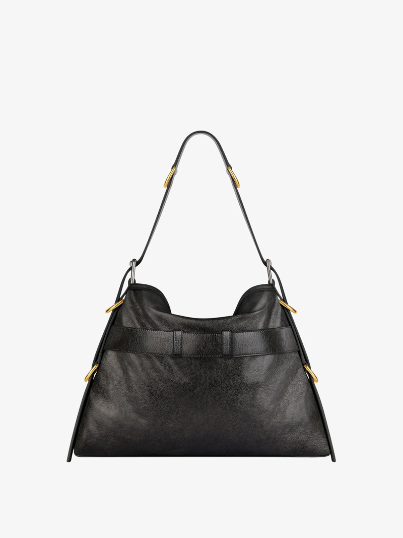 MEDIUM VOYOU BOYFRIEND BAG IN AGED LEATHER 4