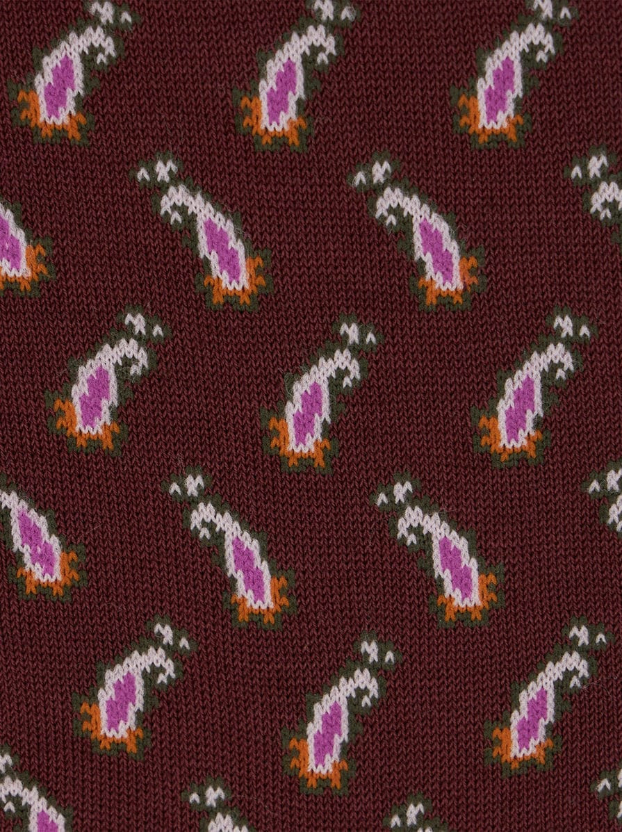 PAISLEY COTTON JACQUARD SOCKS - 2
