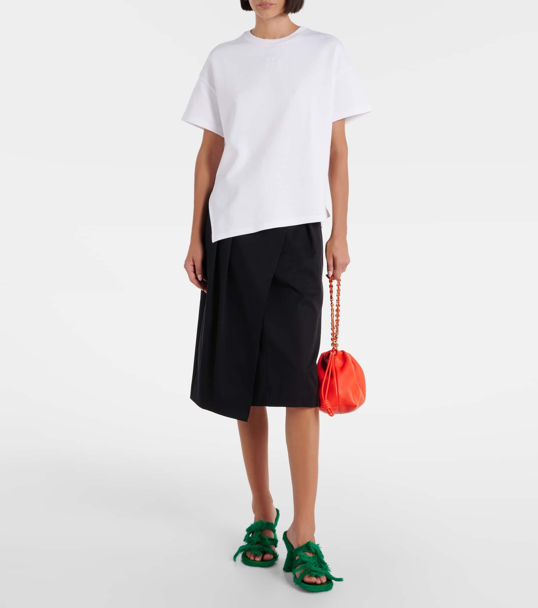 Cotton-blend T-shirt - 2