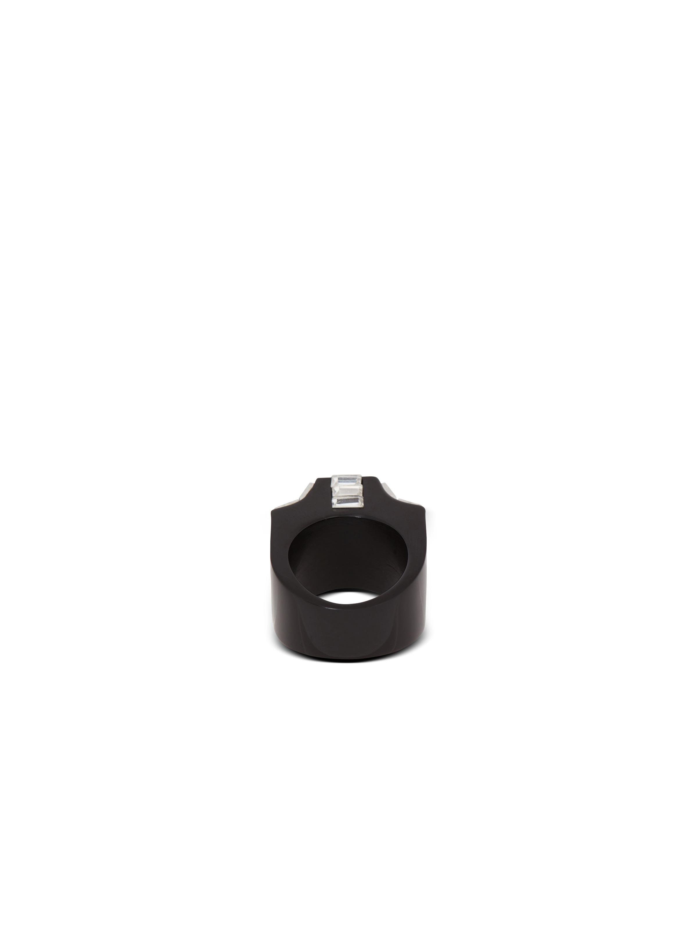 Resin and rhinestone ring - 4
