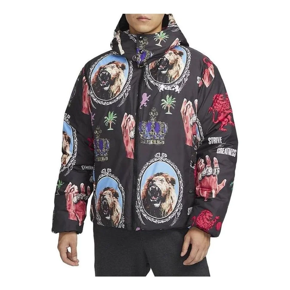 Nike LeBron Therma-FIT Down Jacket 'Black Multi' FB6975-010 - 1