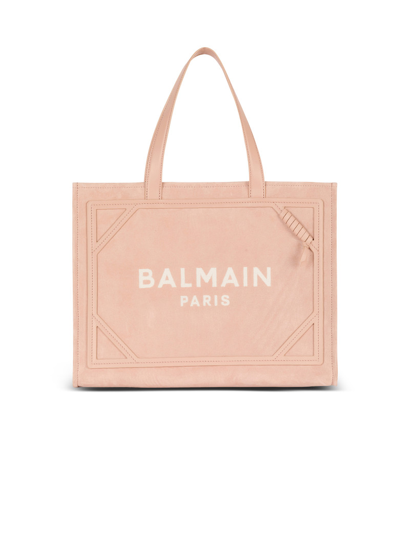 Medium suede B-Army tote bag 1