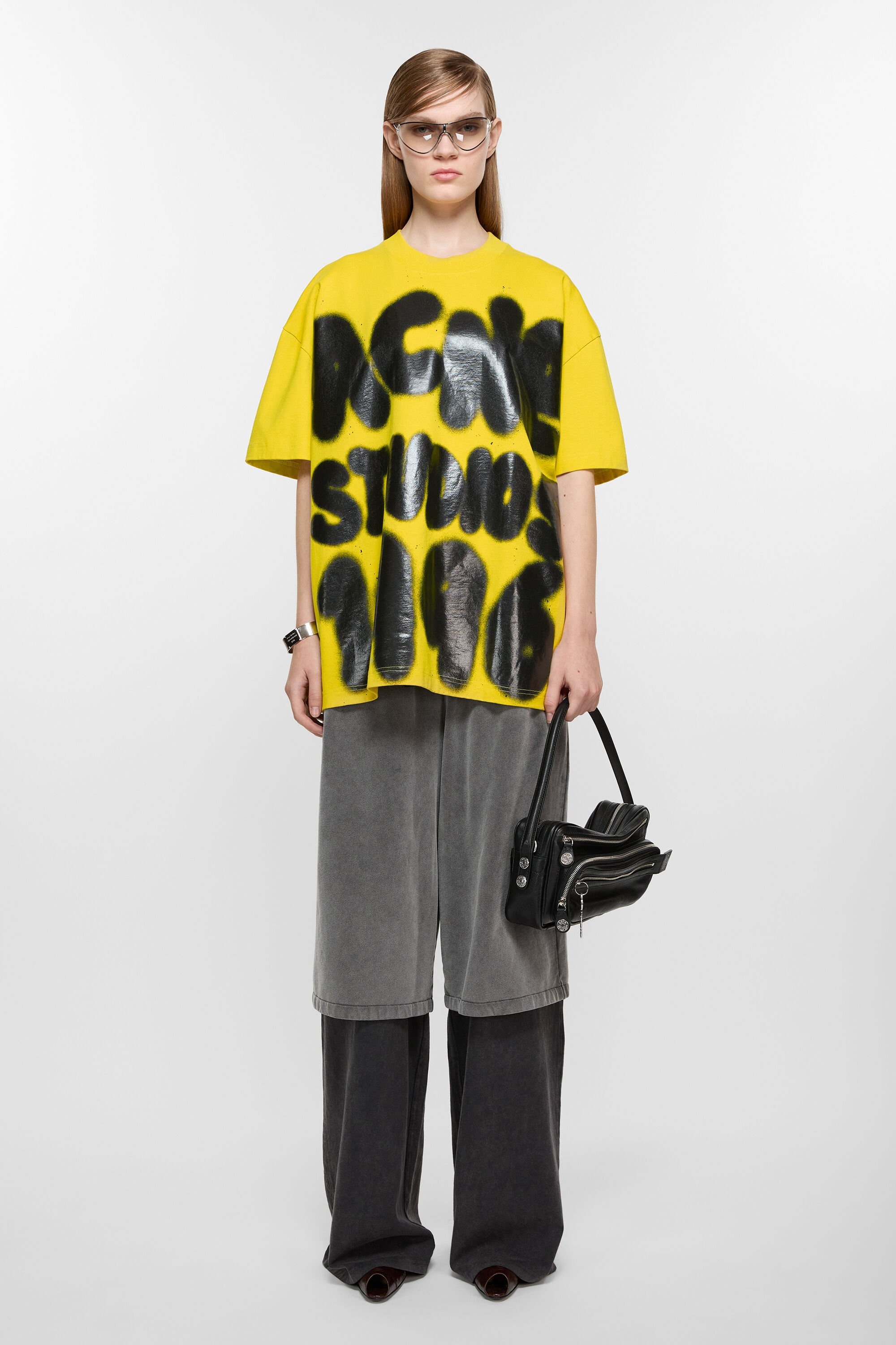 Layered trousers - Anthracite/black - 2