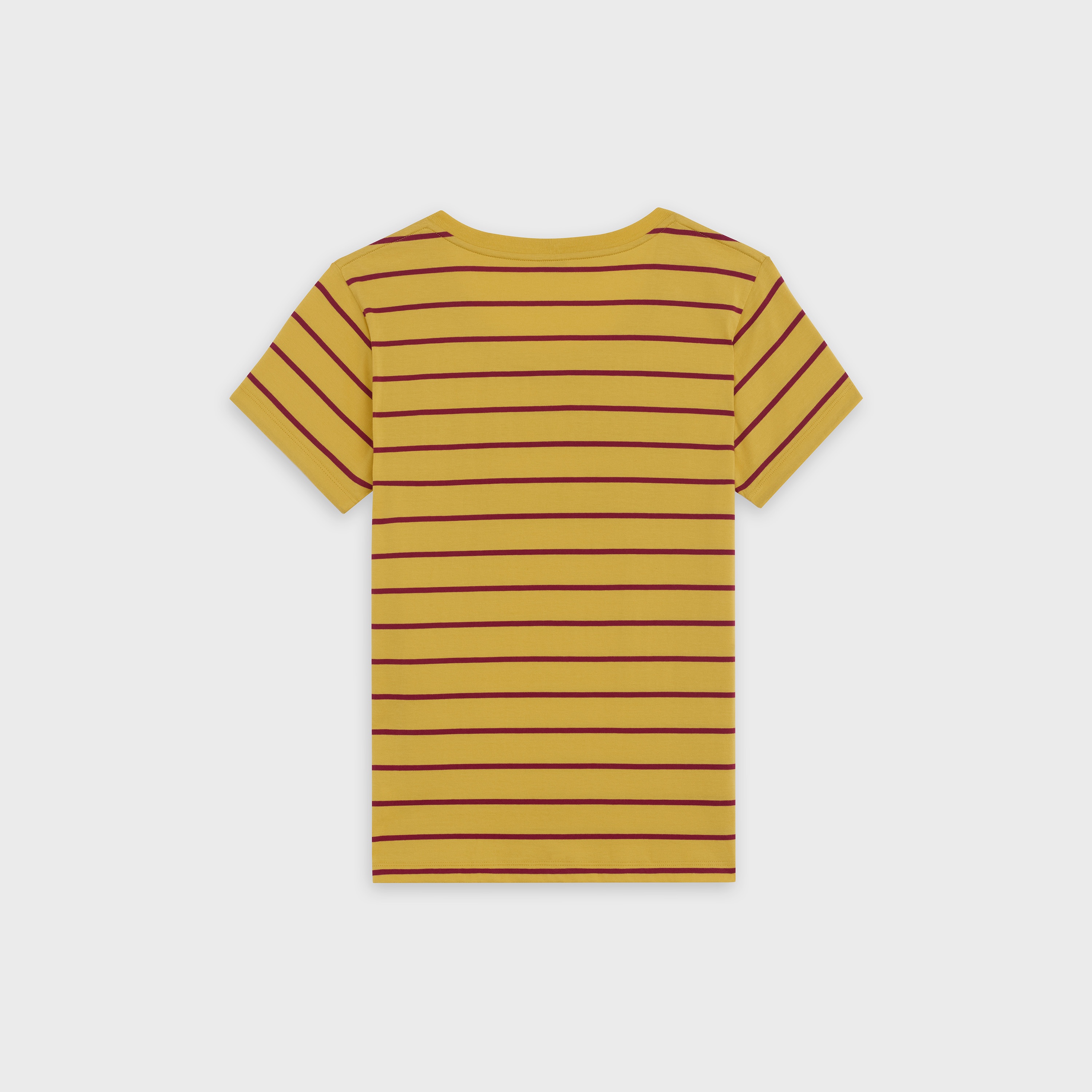 T-SHIRT IN STRIPED FLOCKED COTTON - 2