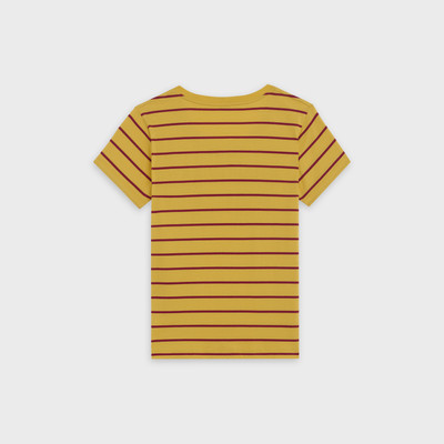 CELINE T-SHIRT IN STRIPED FLOCKED COTTON outlook