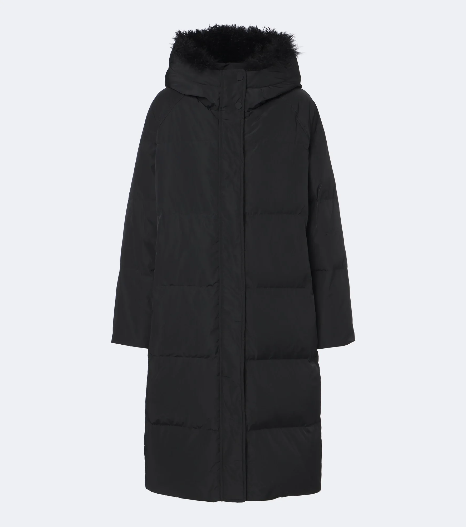 Hooded down coat - 1