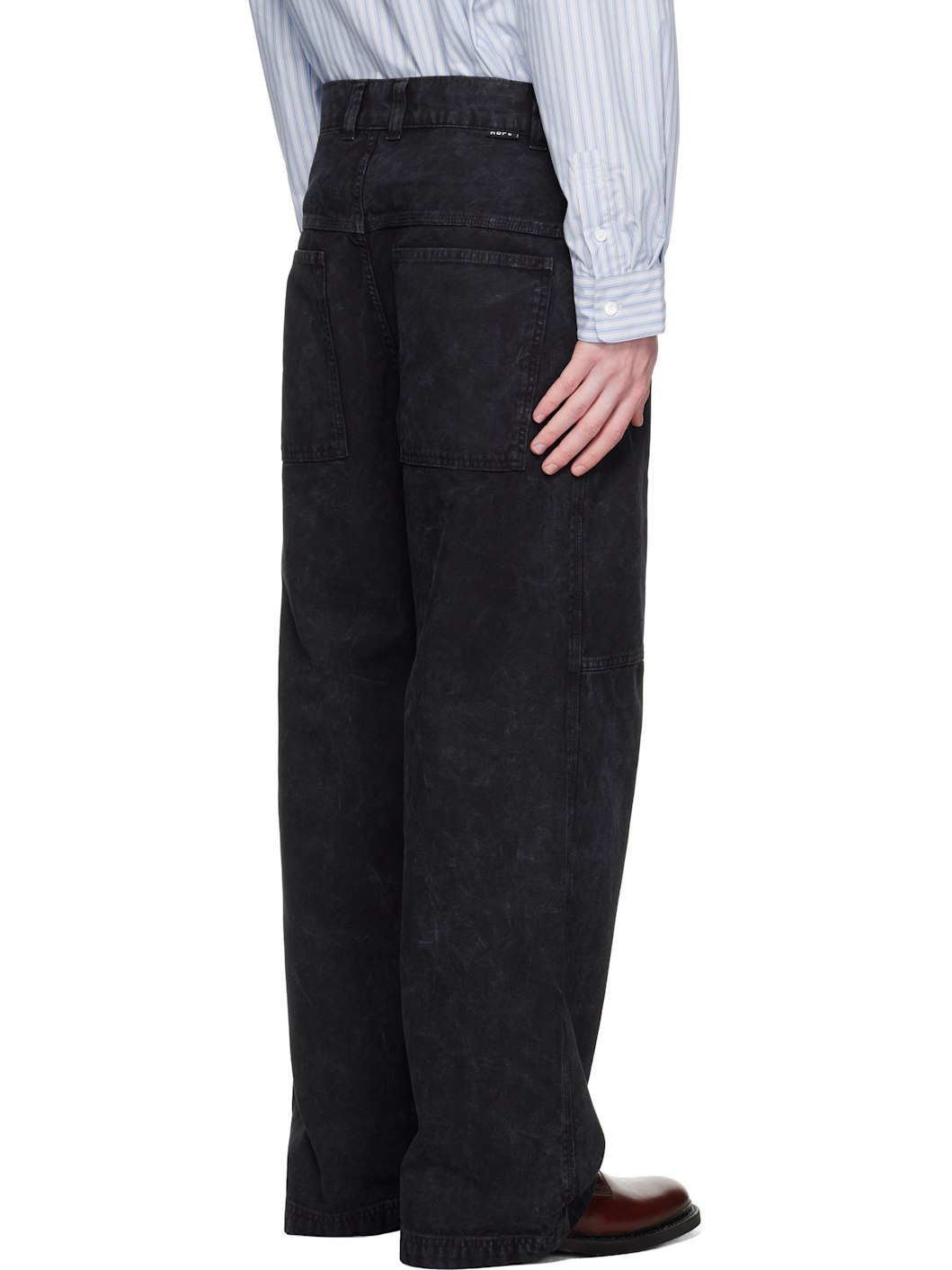 Black Workwear Trousers - 3