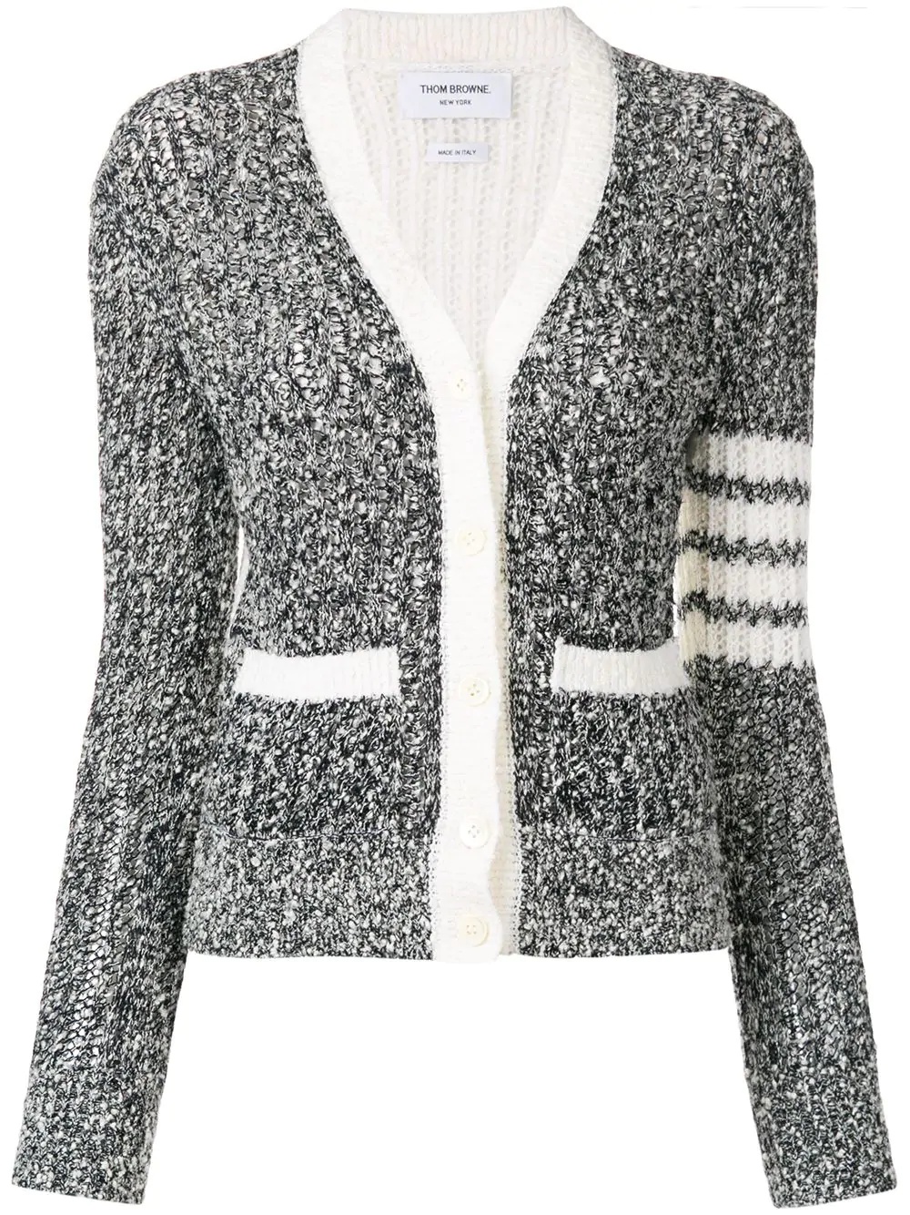 4-Bar stripe cardigan - 1