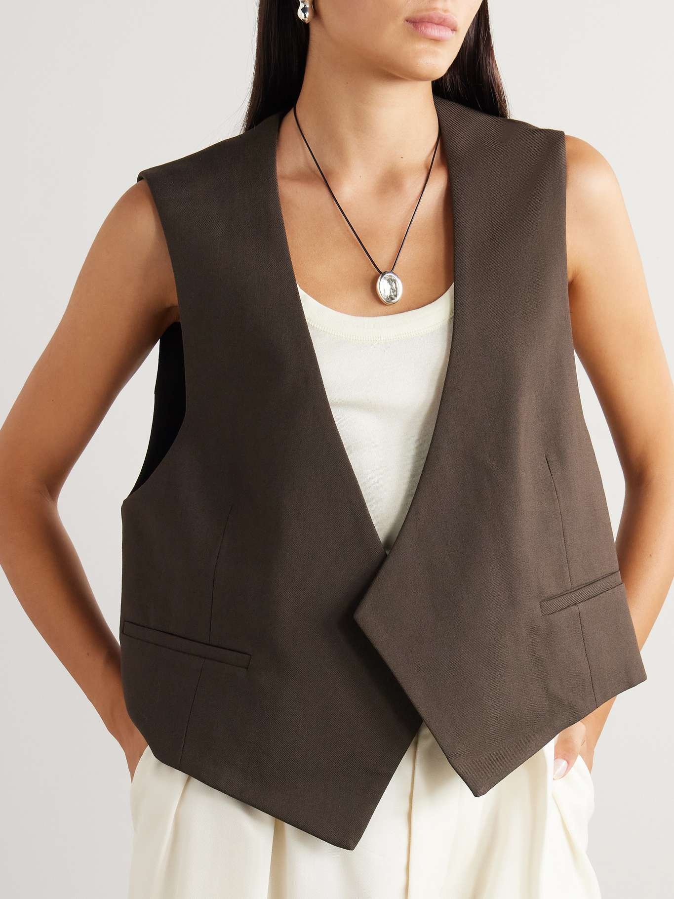 Wool-twill vest - 3