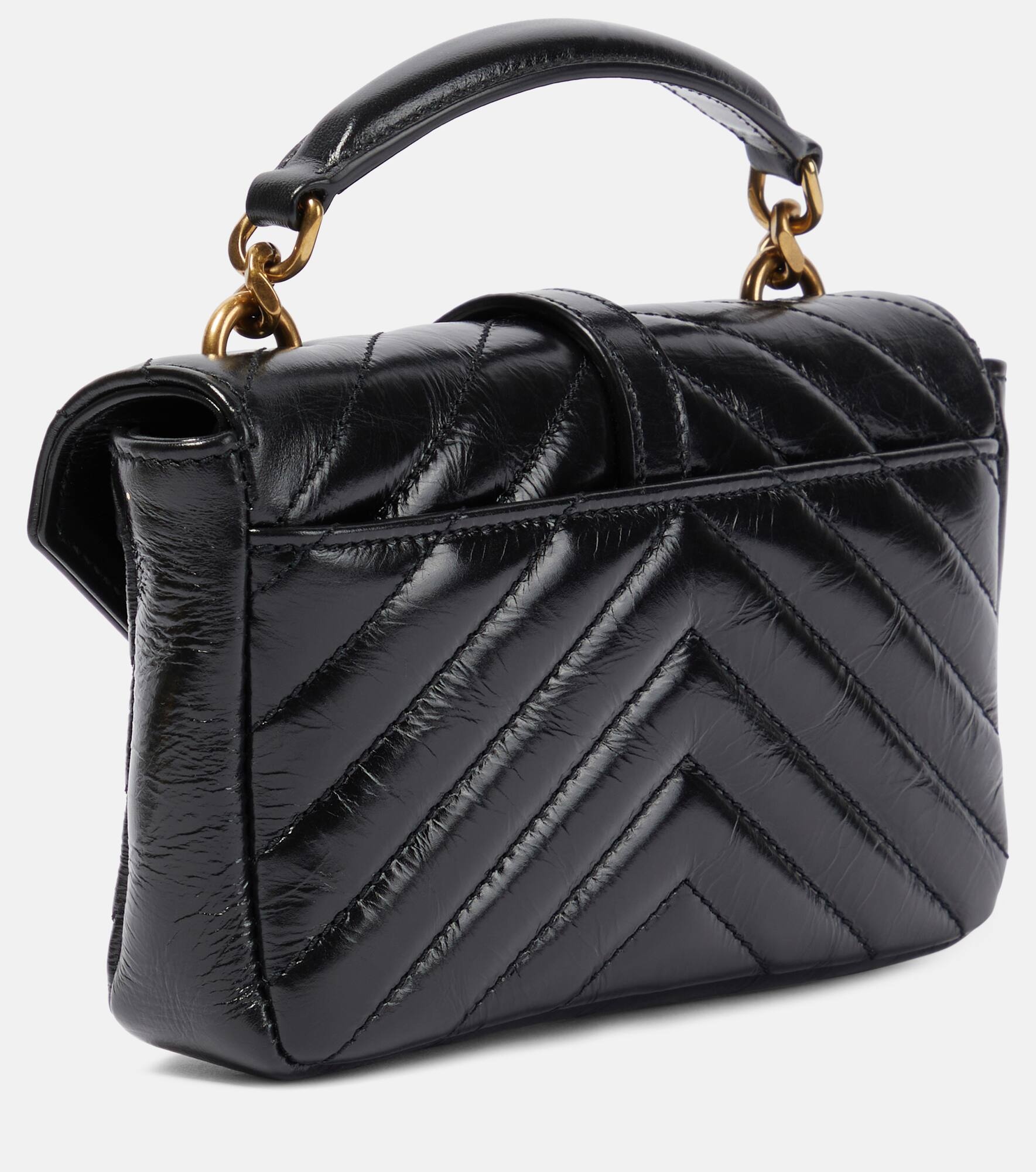 College Mini metalassé leather shoulder bag - 4