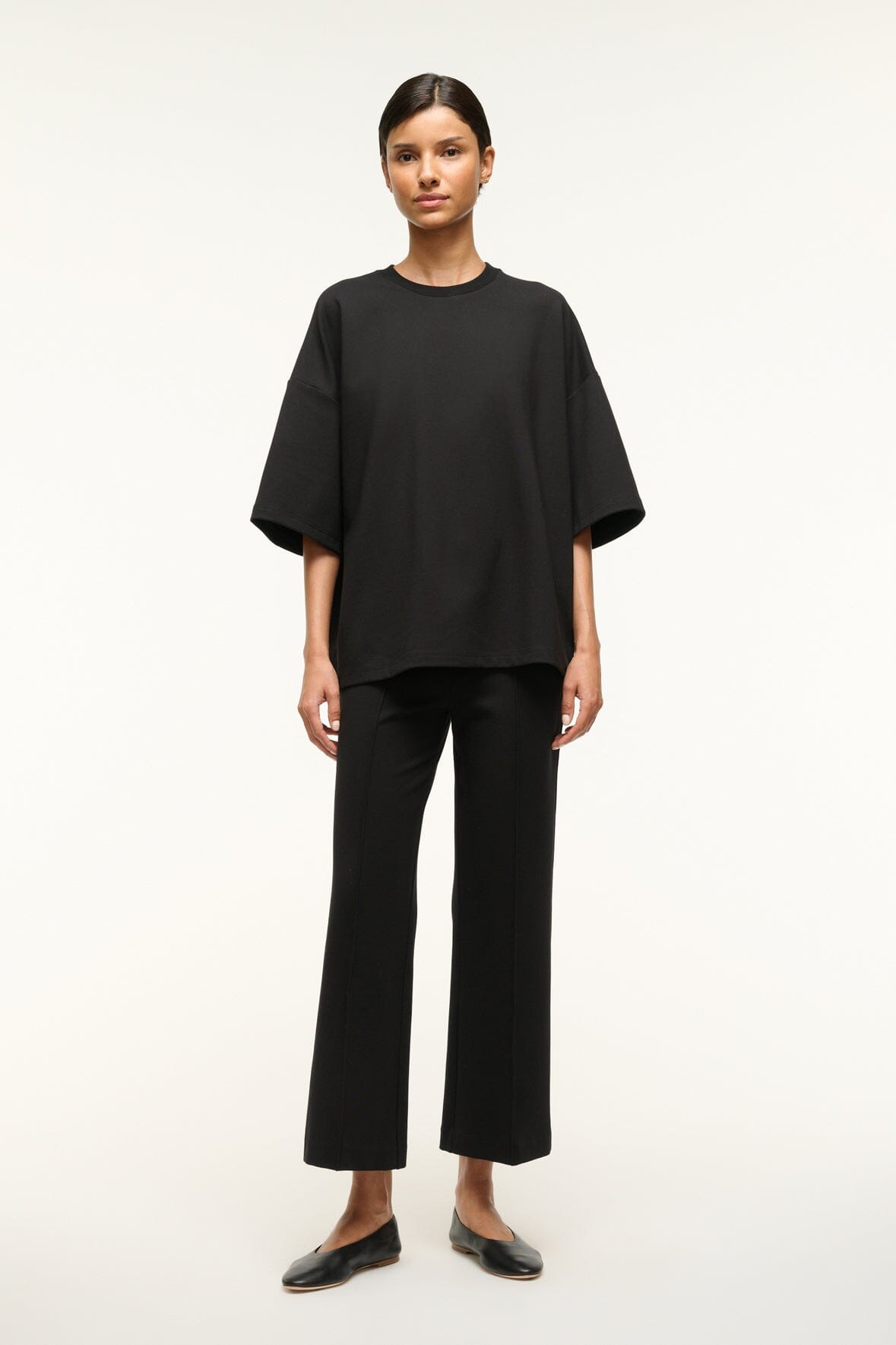 STAUD CAPSULE TOP BLACK - 2