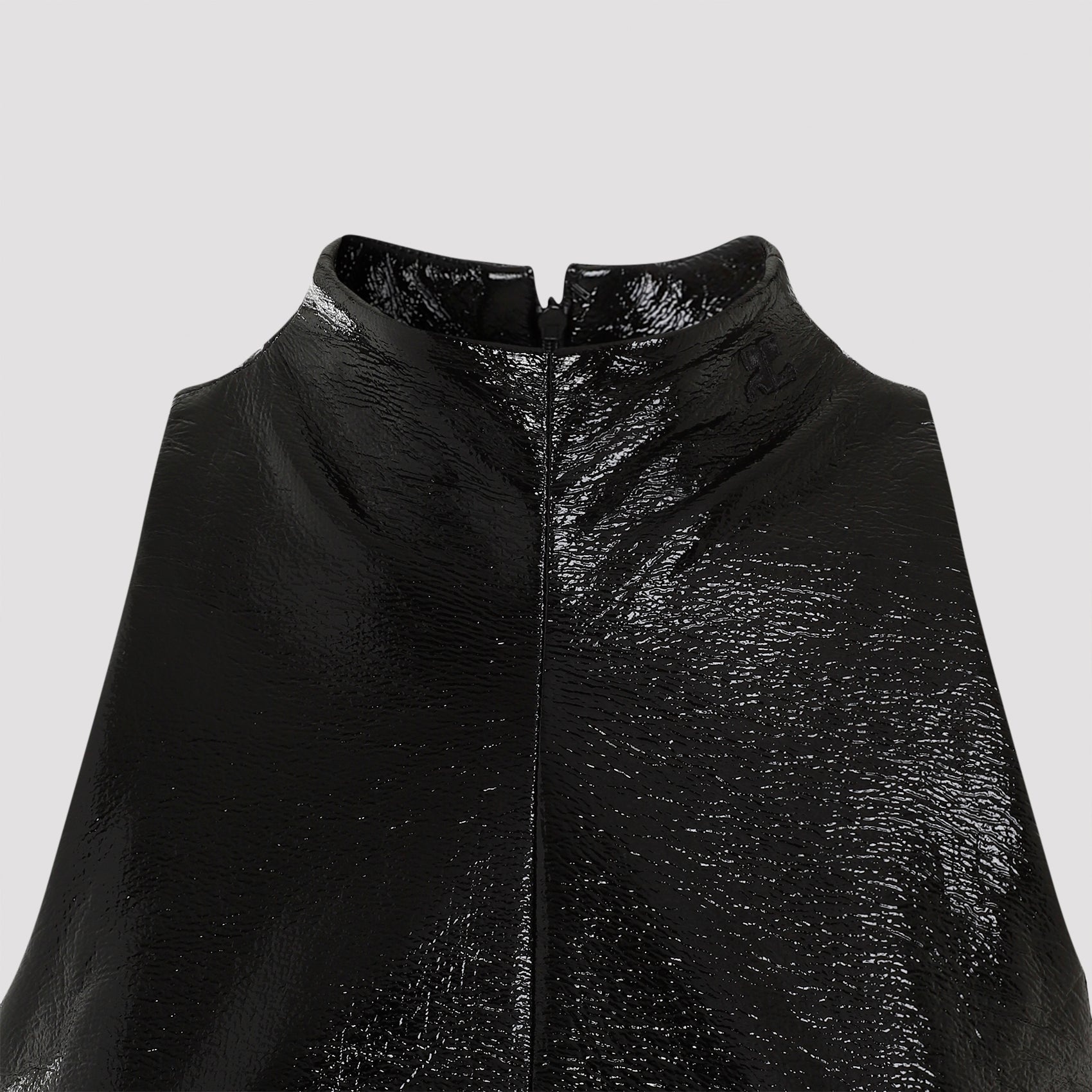 ワンピースその他 COURREGES 2 POCKETS VINYL A-LINE DRESS Courreges 2-Pocket Vinyl A-Line Mini Dress | Neiman Marcus