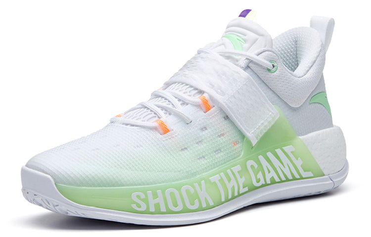 ANTA Shock The Game 4 Low 'White Green' 112231608-1 - 3