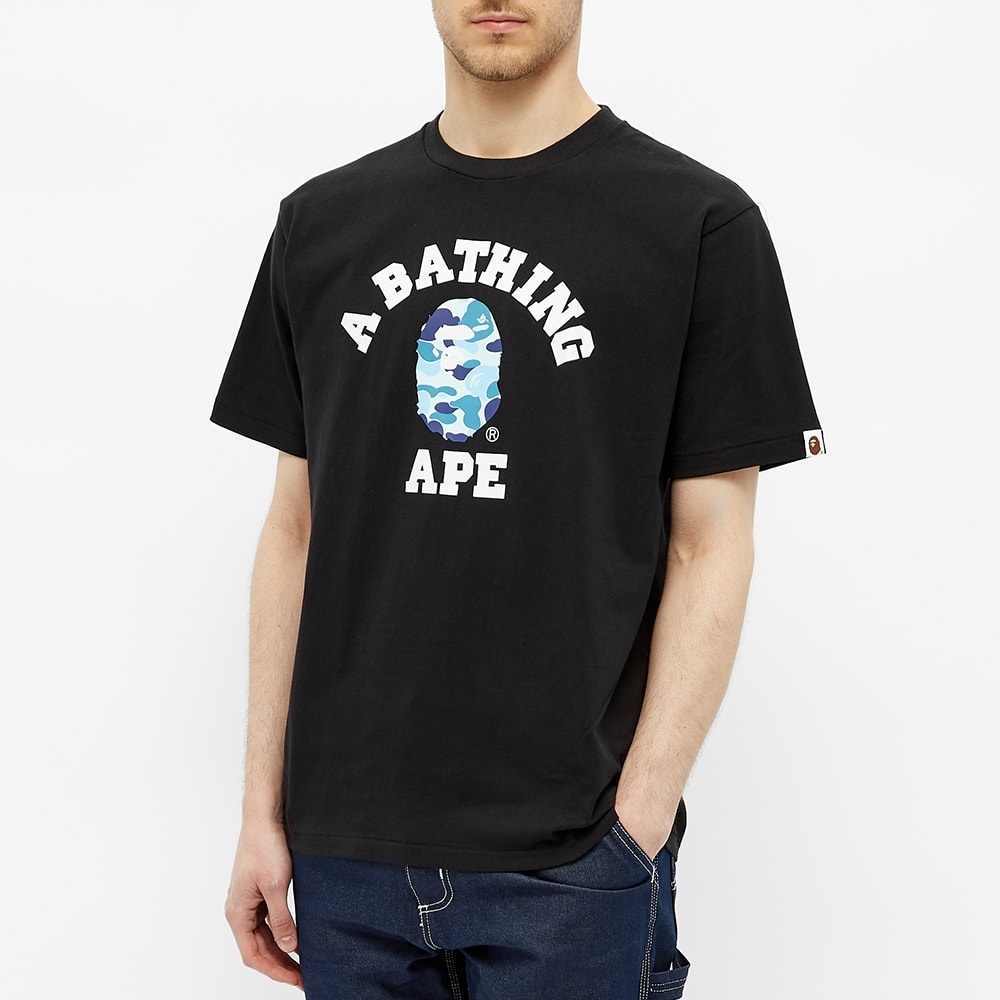 A Bathing Ape ABC Camo College Tee - 4