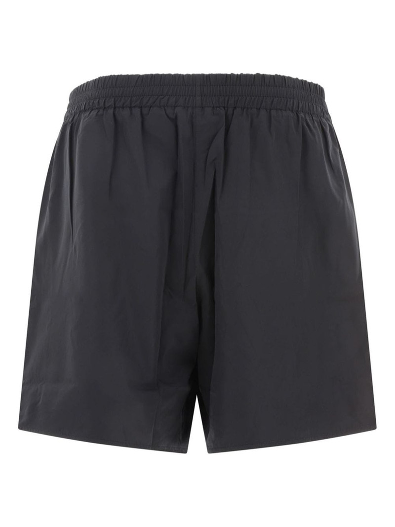 Jil Sander elasticated-waist logo-print shorts outlook