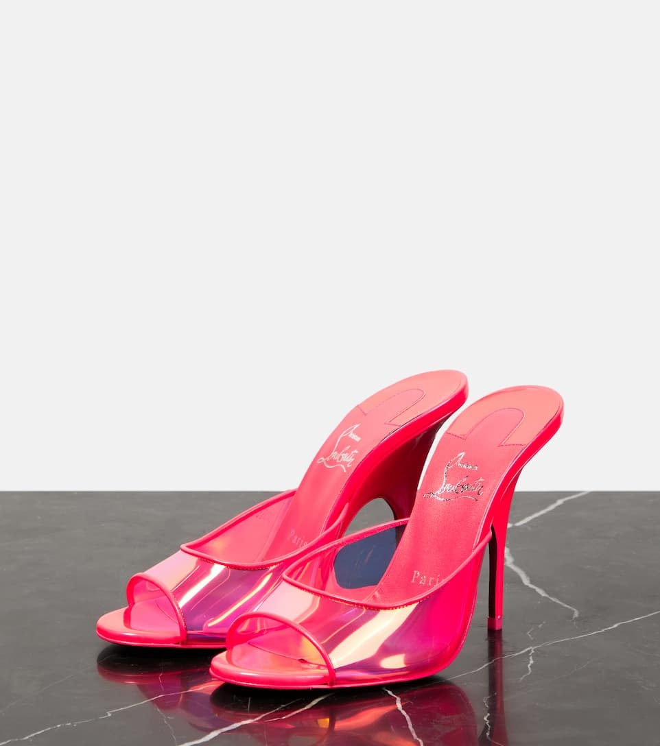 Just Arch PVC and patent leather mules - 3