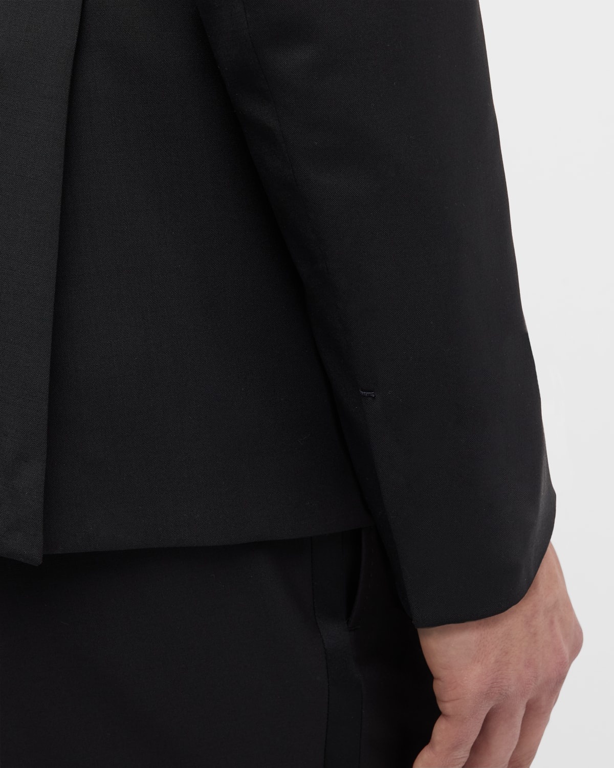 Men's Wool-Mohair Solid Tuxedo - 10
