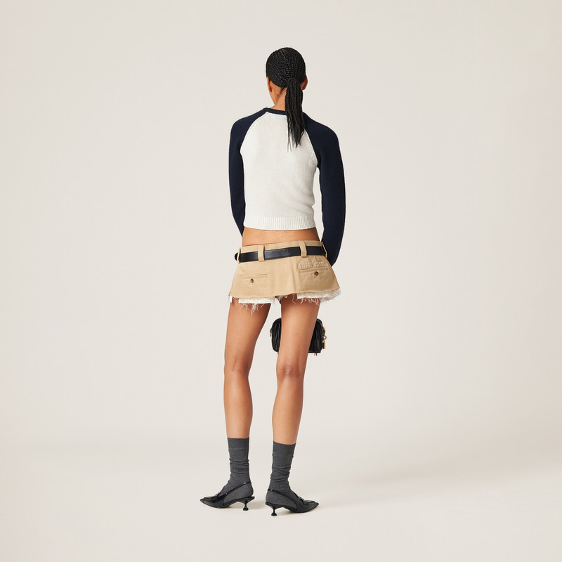 Miu Miu Cashmere crew-neck sweater outlook