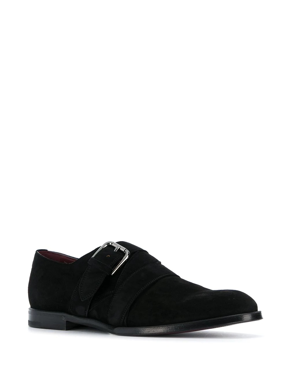 suede monk shoes - 2