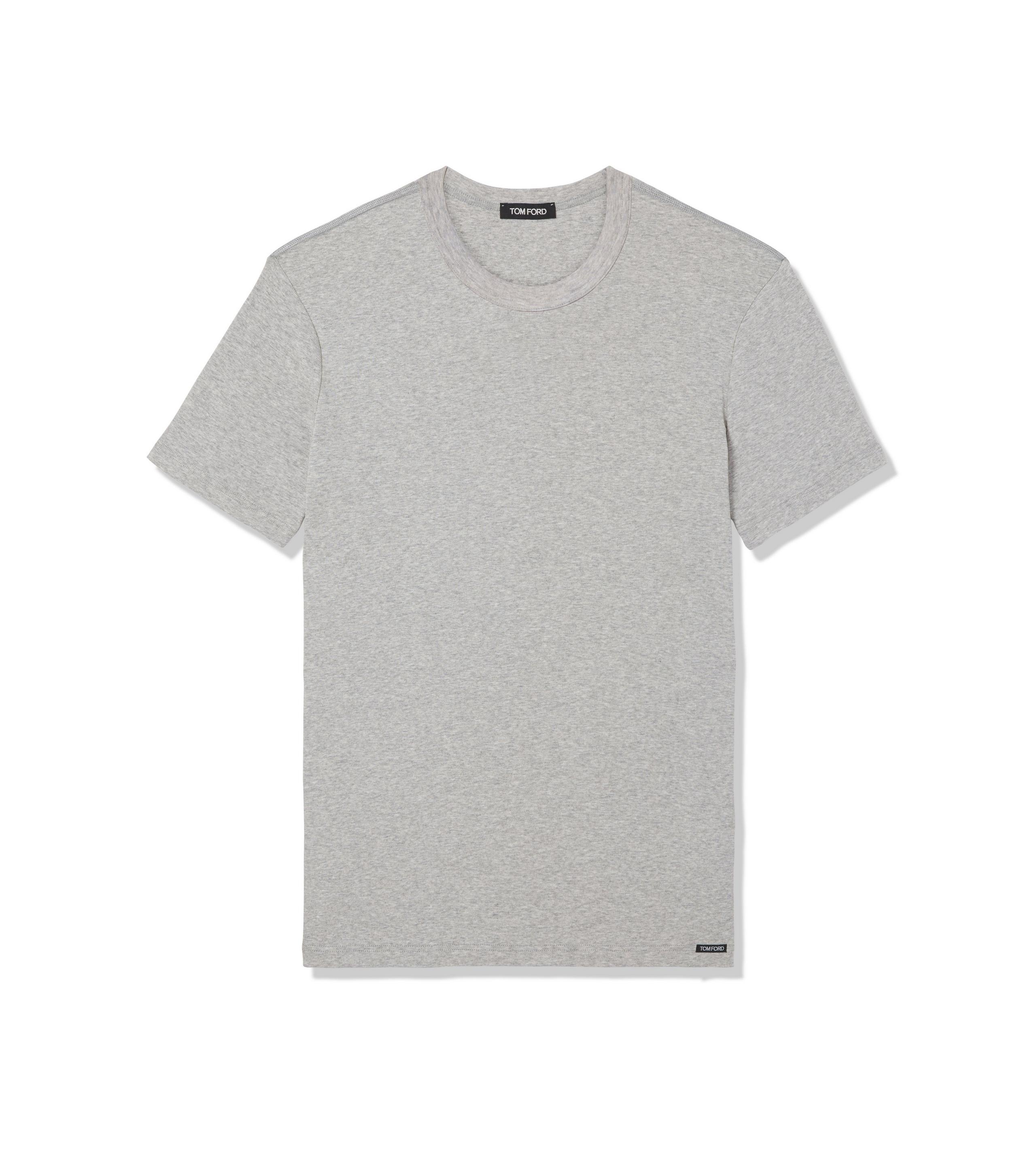 COTTON CREWNECK T-SHIRT - 1