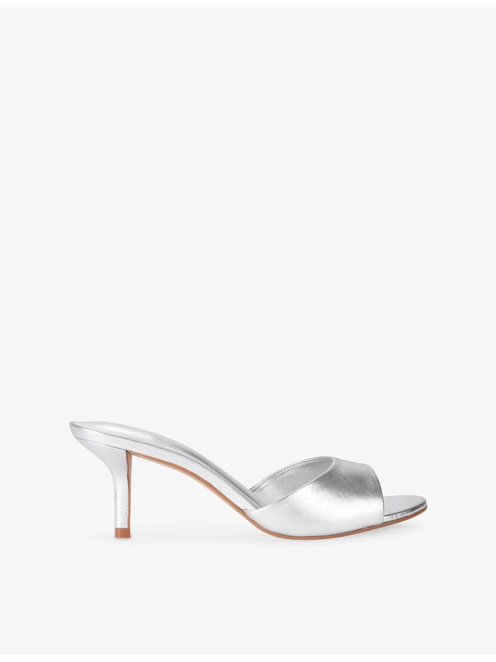 Kendrix 47 Metallic-Leather Heeled Sandals - 1