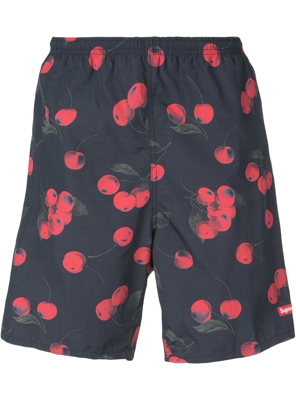 cherry-print shorts - 1