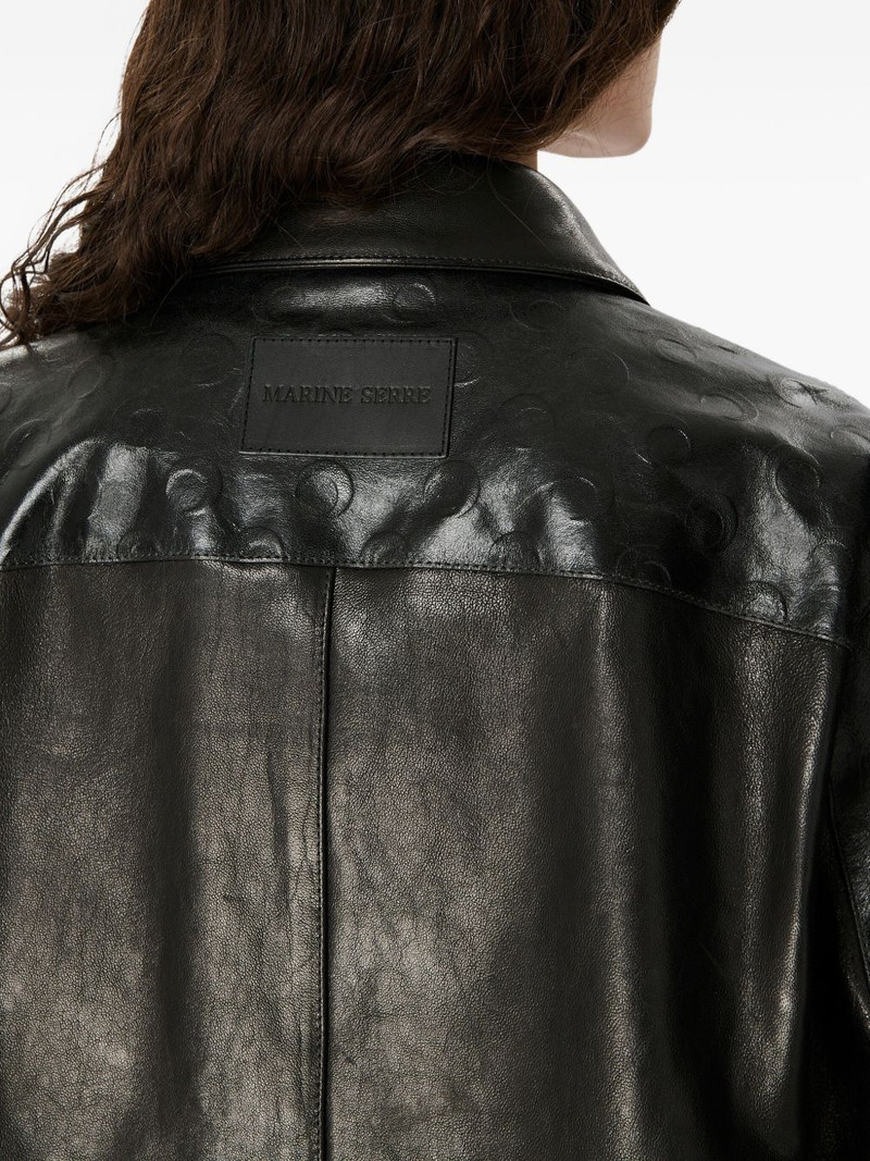 Glossy Moon leather shirt 5