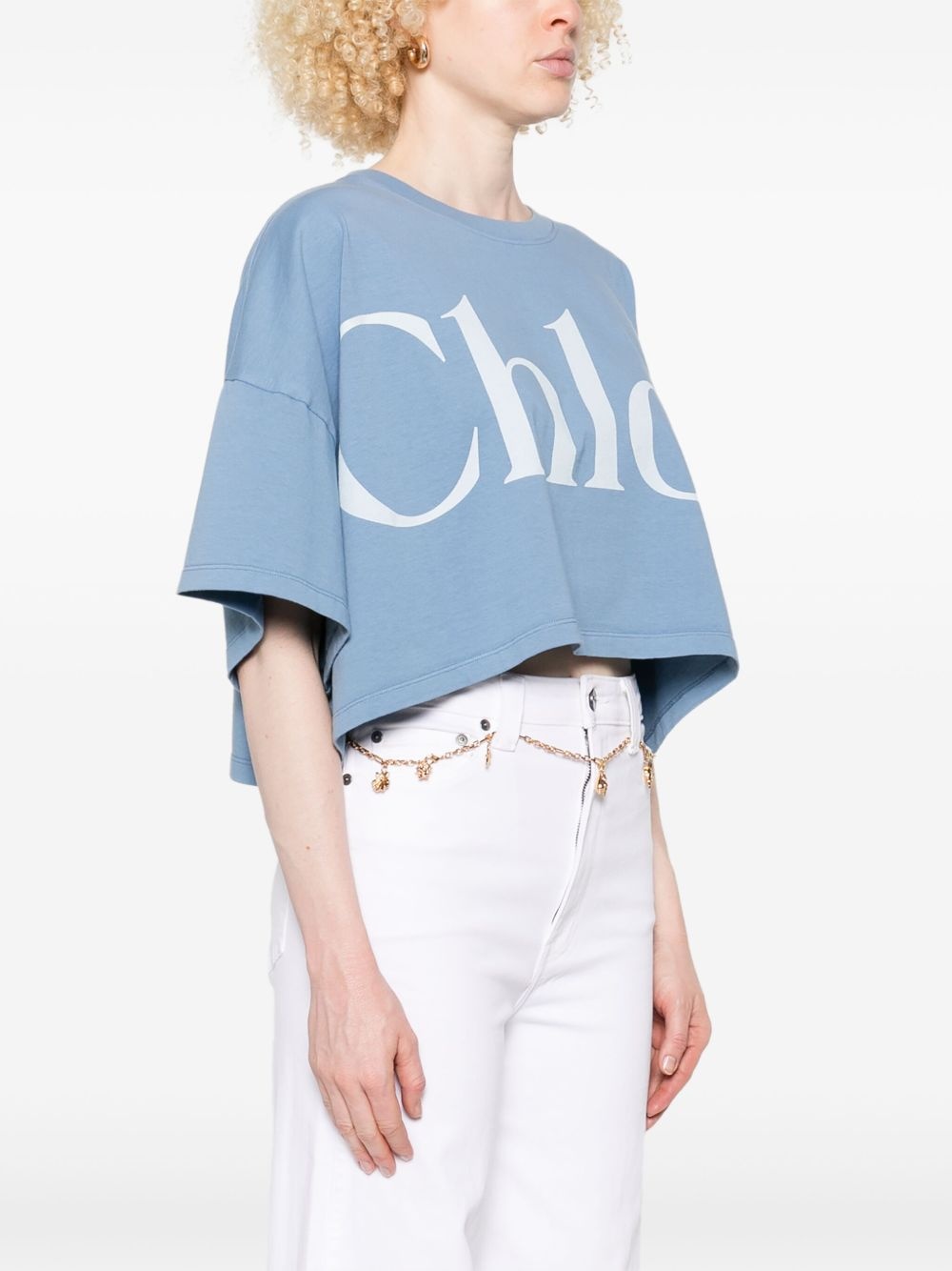 logo-print T-shirt - 3