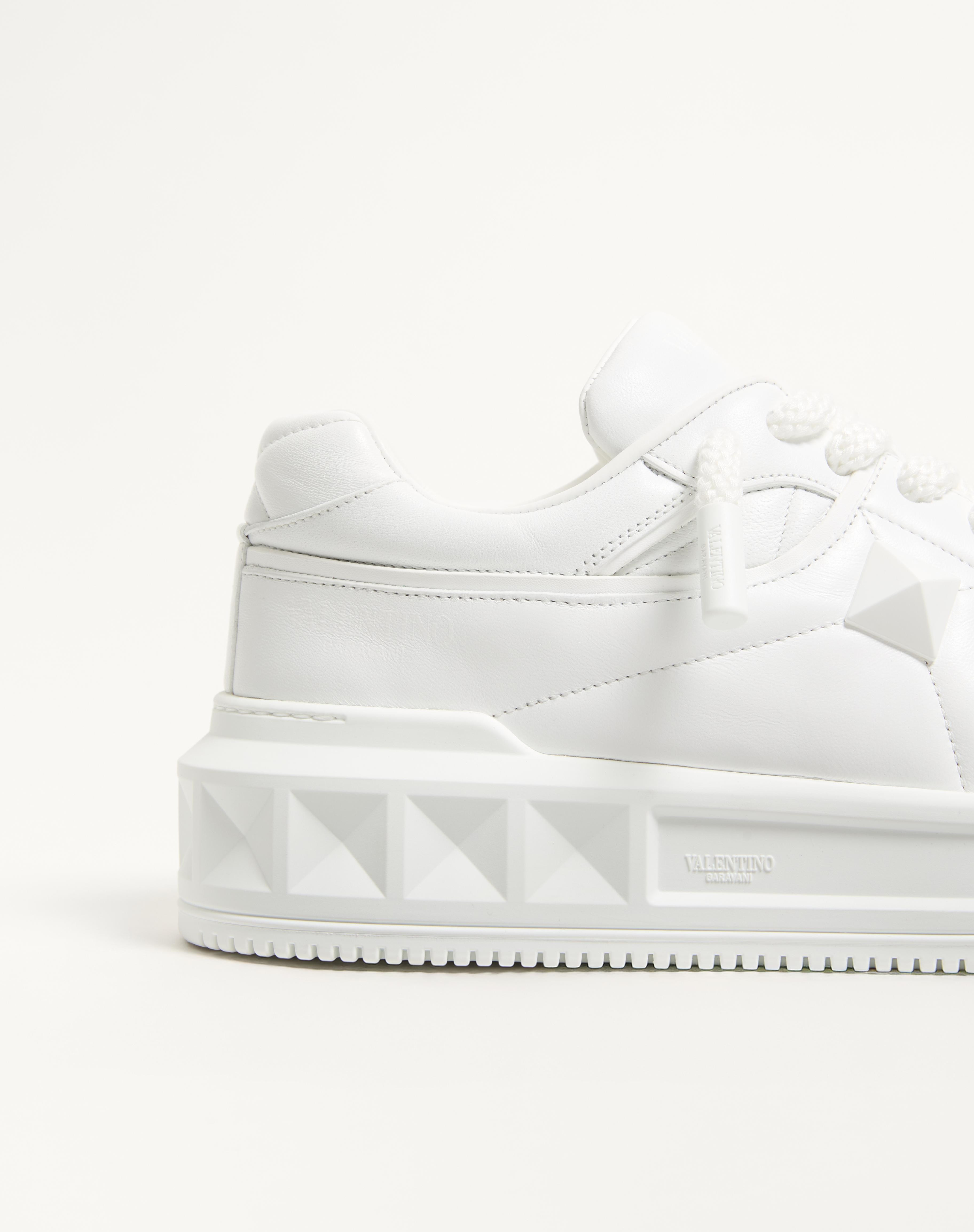 ONE STUD XL NAPPA LEATHER LOW-TOP SNEAKER - 8