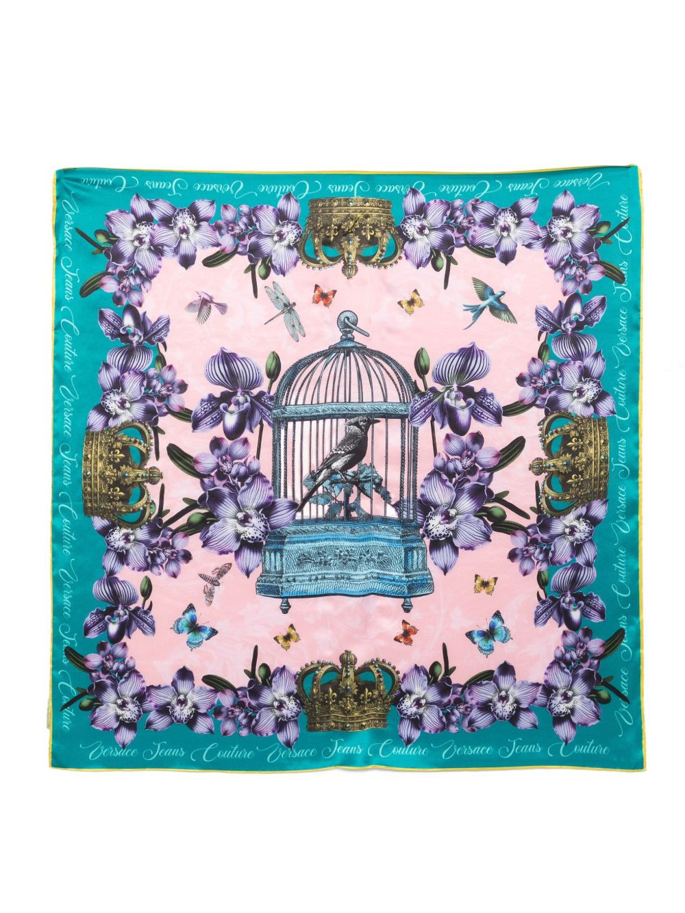graphic-print scarf - 1