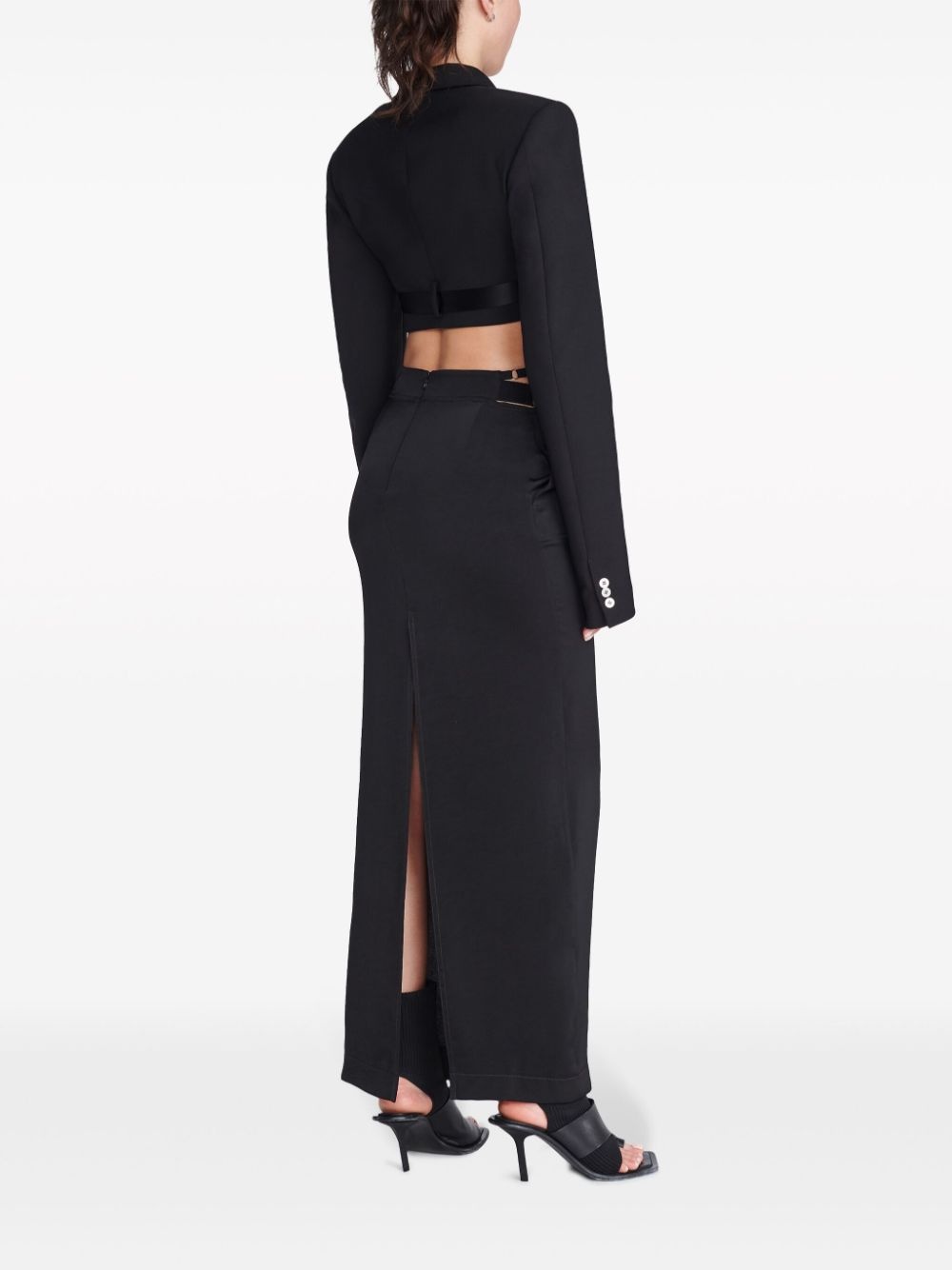 interlock tuxedo cropped blazer - 4