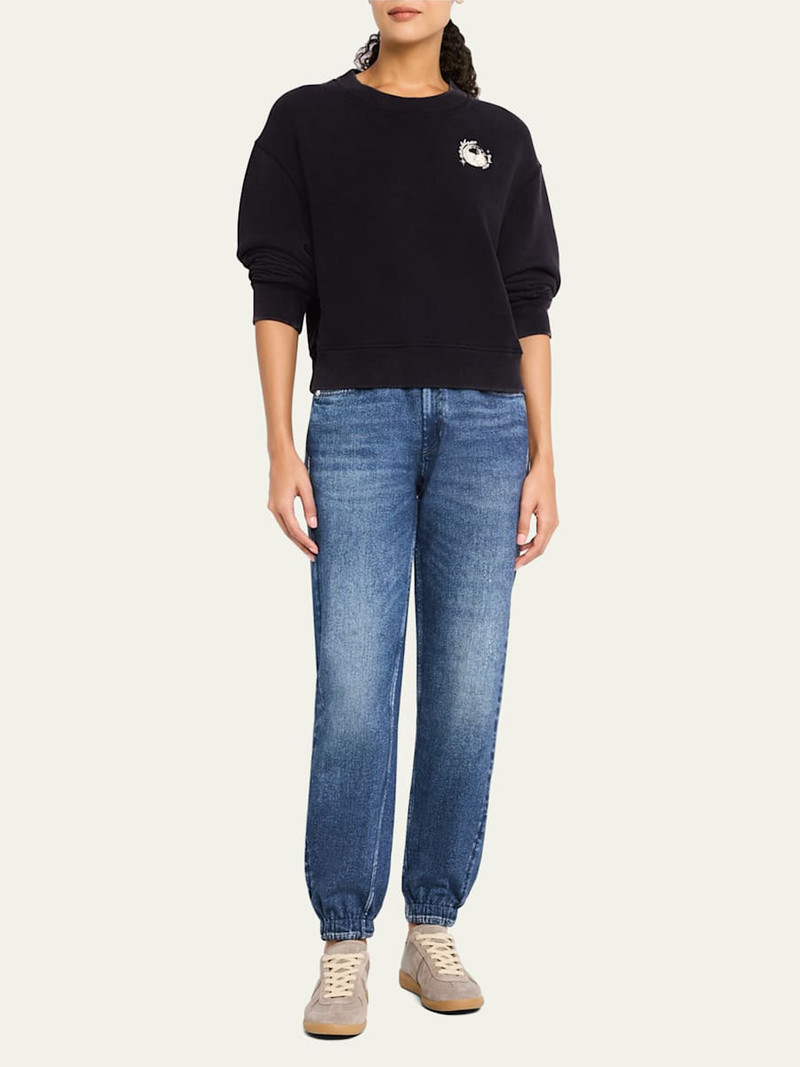 rag & bone Vintage Disco Crewneck Sweatshirt outlook