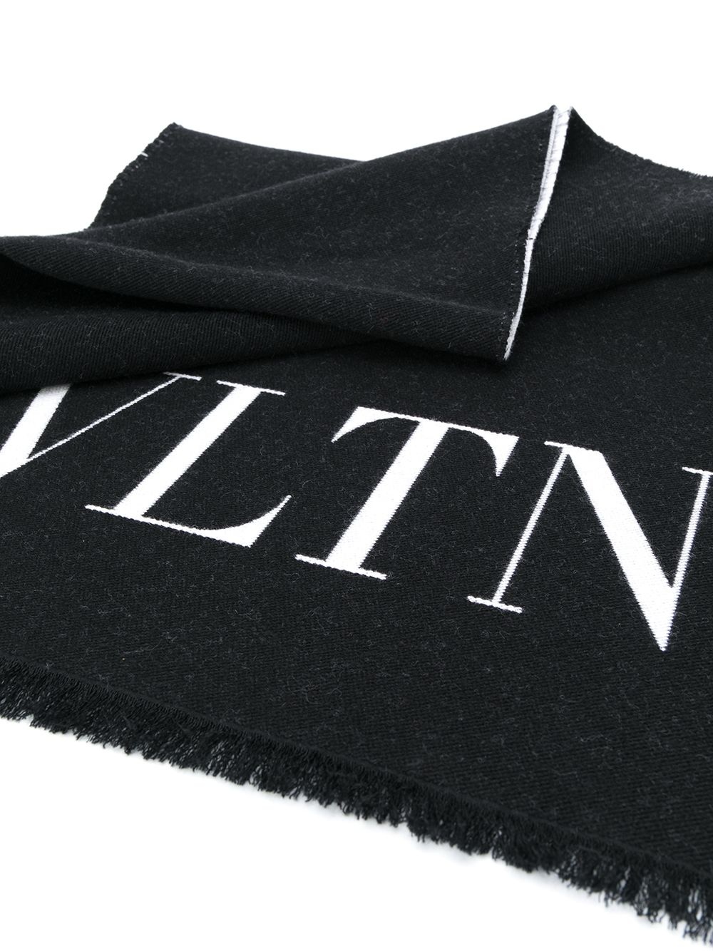 logo-embellished scarf - 3