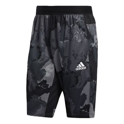 adidas Camo Short Camouflage Printing Sports Training Shorts Gray GH5161 - 1
